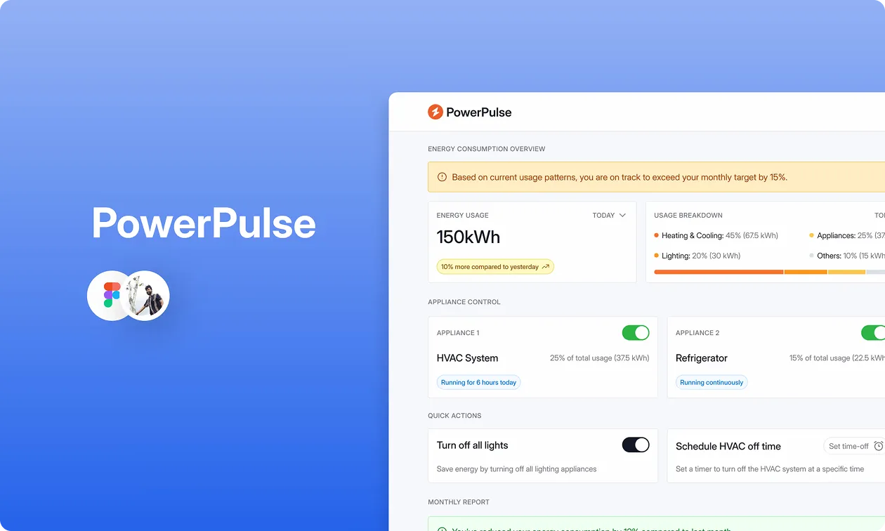 PowerPulse — Home energy insights platform design challenge